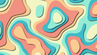 Soyut kağıt oyma şablonu arka plan, kitap kapağı için