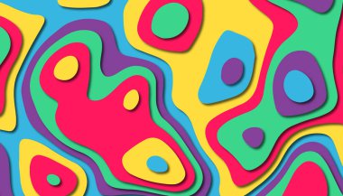 Soyut kağıt oyma şablonu arka plan, kitap kapağı için