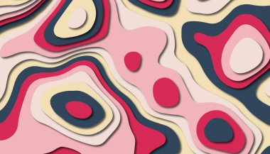 Soyut kağıt oyma şablonu arka plan, kitap kapağı için