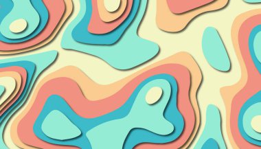 Soyut kağıt oyma şablonu arka plan, kitap kapağı için