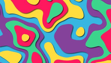 Soyut kağıt oyma şablonu arka plan, kitap kapağı için