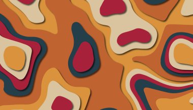 Soyut kağıt oyma şablonu arka plan, kitap kapağı için