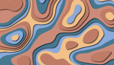 Soyut kağıt oyma şablonu arka plan, kitap kapağı için