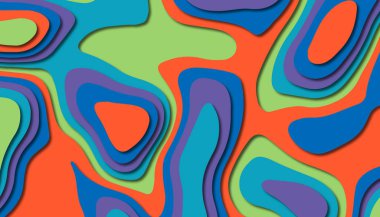 Soyut kağıt oyma şablonu arka plan, kitap kapağı için