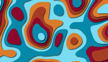 Soyut kağıt oyma şablonu arka plan, kitap kapağı için