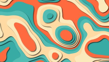 Soyut kağıt oyma şablonu arka plan, kitap kapağı için