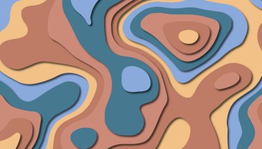 Soyut kağıt oyma şablonu arka plan, kitap kapağı için