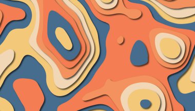 Soyut kağıt oyma şablonu arka plan, kitap kapağı için