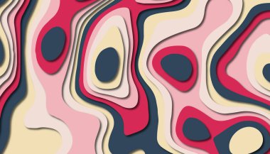 Soyut kağıt oyma şablonu arka plan, kitap kapağı için