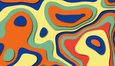 Soyut kağıt oyma şablonu arka plan, kitap kapağı için