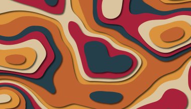 Soyut kağıt oyma şablonu arka plan, kitap kapağı için