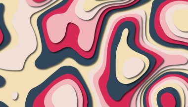 Soyut kağıt oyma şablonu arka plan, kitap kapağı için