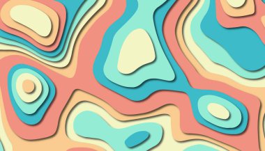 Soyut kağıt oyma şablonu arka plan, kitap kapağı için