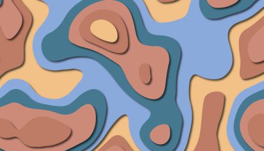 Soyut kağıt oyma şablonu arka plan, kitap kapağı için