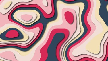 Soyut kağıt oyma şablonu arka plan, kitap kapağı için