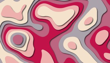 Soyut kağıt oyma şablonu arka plan, kitap kapağı için