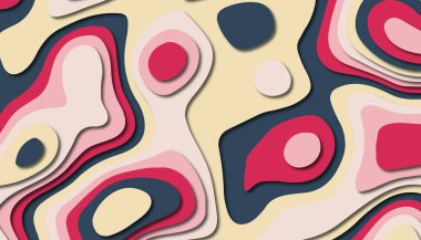 Soyut kağıt oyma şablonu arka plan, kitap kapağı için