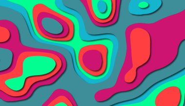 Soyut kağıt oyma şablonu arka plan, kitap kapağı için