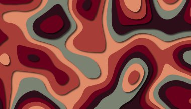 Soyut kağıt oyma şablonu arka plan, kitap kapağı için