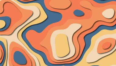 Soyut kağıt oyma şablonu arka plan, kitap kapağı için