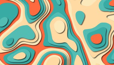 Soyut kağıt oyma şablonu arka plan, kitap kapağı için