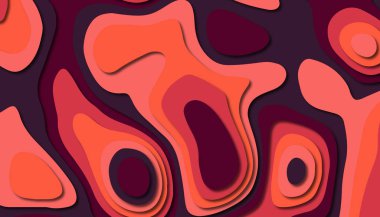 Soyut kağıt oyma şablonu arka plan, kitap kapağı için