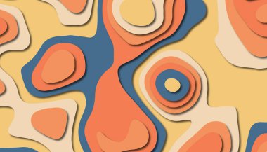 Soyut kağıt oyma şablonu arka plan, kitap kapağı için