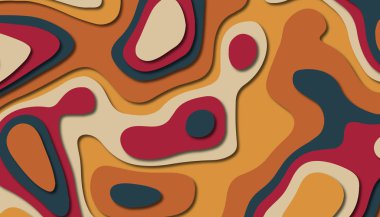 Soyut kağıt oyma şablonu arka plan, kitap kapağı için