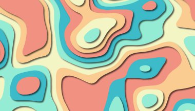 Soyut kağıt oyma şablonu arka plan, kitap kapağı için