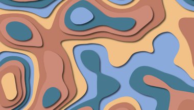 Soyut kağıt oyma şablonu arka plan, kitap kapağı için