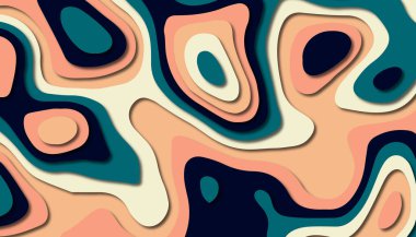 Soyut kağıt oyma şablonu arka plan, kitap kapağı için