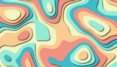 Soyut kağıt oyma şablonu arka plan, kitap kapağı için