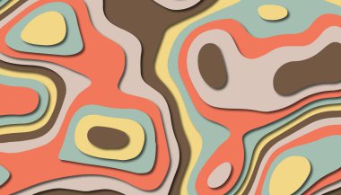 Soyut kağıt oyma şablonu arka plan, kitap kapağı için