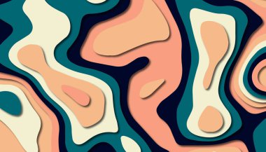 Soyut kağıt oyma şablonu arka plan, kitap kapağı için