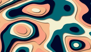 Soyut kağıt oyma şablonu arka plan, kitap kapağı için