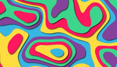 Soyut kağıt oyma şablonu arka plan, kitap kapağı için