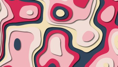 Soyut kağıt oyma şablonu arka plan, kitap kapağı için