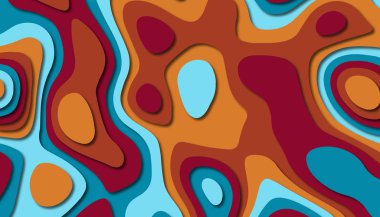 Soyut kağıt oyma şablonu arka plan, kitap kapağı için