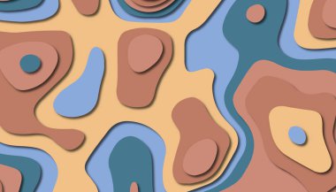 Soyut kağıt oyma şablonu arka plan, kitap kapağı için