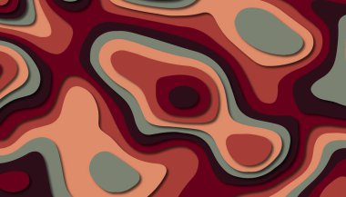 Soyut kağıt oyma şablonu arka plan, kitap kapağı için