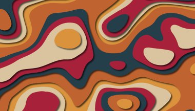 Soyut kağıt oyma şablonu arka plan, kitap kapağı için