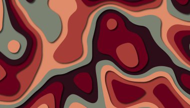 Soyut kağıt oyma şablonu arka plan, kitap kapağı için