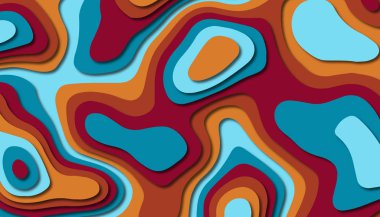 Soyut kağıt oyma şablonu arka plan, kitap kapağı için