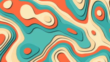 Soyut kağıt oyma şablonu arka plan, kitap kapağı için