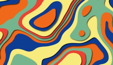 Soyut kağıt oyma şablonu arka plan, kitap kapağı için