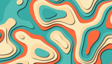 Soyut kağıt oyma şablonu arka plan, kitap kapağı için