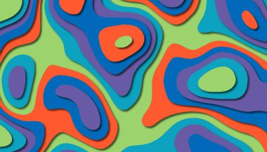 Soyut kağıt oyma şablonu arka plan, kitap kapağı için