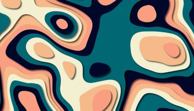 Soyut kağıt oyma şablonu arka plan, kitap kapağı için