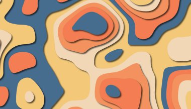 Soyut kağıt oyma şablonu arka plan, kitap kapağı için