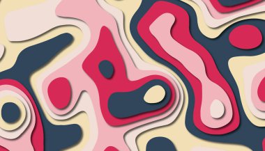 Soyut kağıt oyma şablonu arka plan, kitap kapağı için